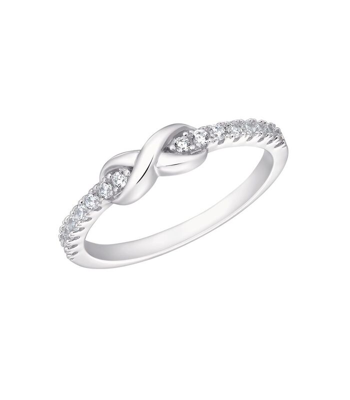 Bague pour dames, argent 925 Sterling, zirconium synth. | Infinity image number 0