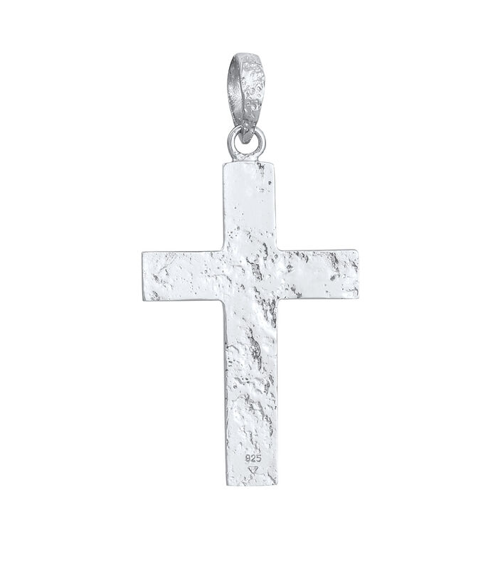 Pendentif Symbole De La Croix Des Hommes En Argent Sterling 927 image number 1