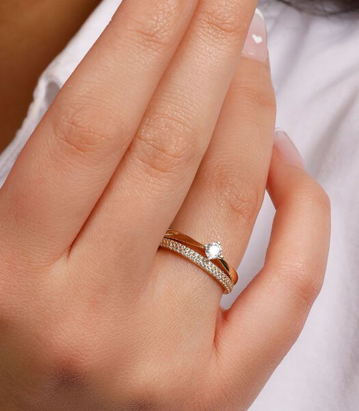 Ring "Fiancée" Geel goud