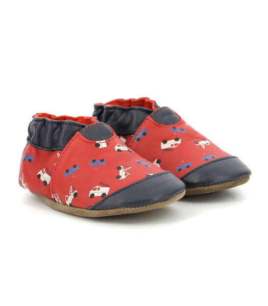 Chaussons Cuir Robeez Super Cars