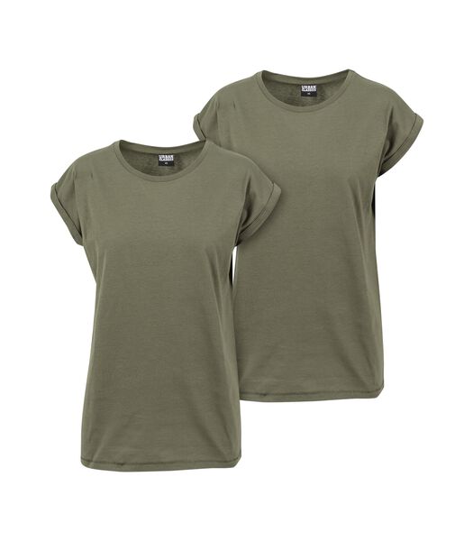 T-shirts femme Extended Shoulder (x2)