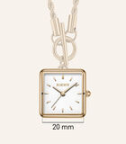 BURKER Daisy Dames Ketting Horloge Hanger - Goud - 45 cm image number 2