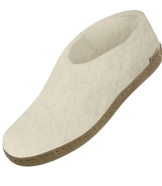 Leren zool - slippers