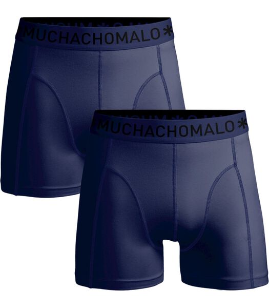 Boxer-shorts Microfibre Lot de 2 Marine