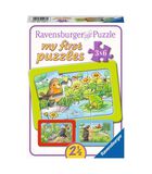 Kinderpuzzel My first puzzles (3 x 6 frame) Kleine dieren in de tuin image number 1