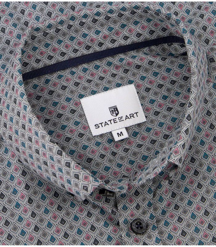 State of Art Chemise Impression Bleues Rose image number 3