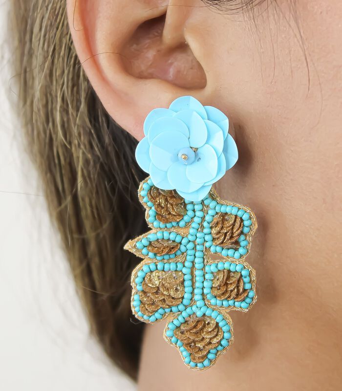 Boucles d'oreilles 'Cha-Cha Turquoise' image number 2