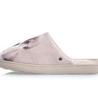 Chaussons mules femme chien Beige image number 2