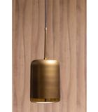 Lampe Suspendue Verticale - Métal - Laiton Antique - 60x20x20 - Safa image number 3