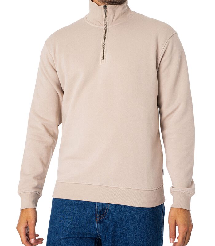 Bradley Sweatshirt Met Halve Rits image number 0