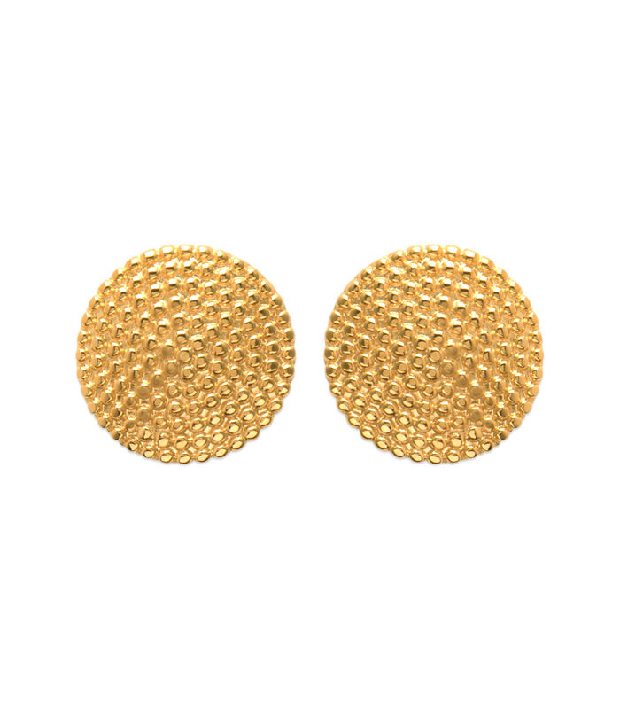 SURFACE Gold Boucles d'oreilles Perlé image number 0