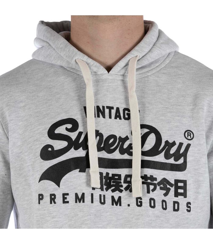 Super Droog Vintage Logo Heritage Grijs Sweatshirt image number 4