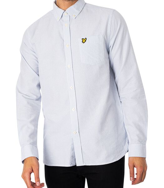 Gestreept Oxford-Overhemd