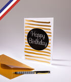 Carte double Very Chic  - Happy Birthday image number 0