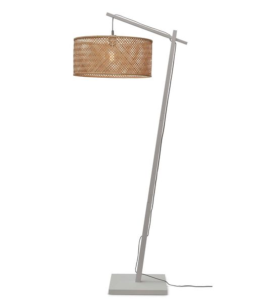 Vloerlamp Java - Bamboe Wit/Naturel - 75x50x176cm