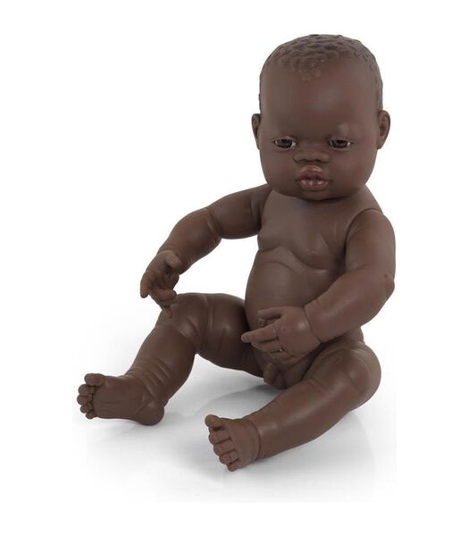 Baby Doll Boy Brun Foncé Senteur Vanille - 40 cm