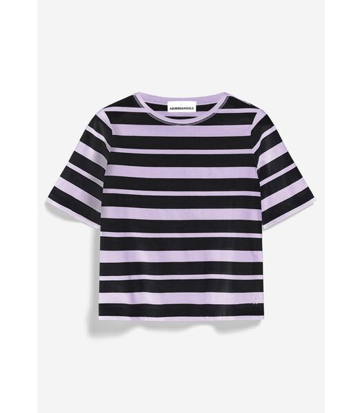 Dames-T-shirt Finiaa Block Stripes