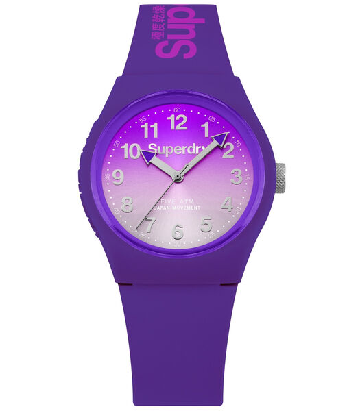 Montre femme Superdry - Cadran violet - bracelet violet