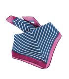 HAUSSMAN - Zijdeachtig sjaaltje met streeppatroon image number 4