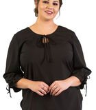 Elegante blouse MADLIN met gescheurde halslijn image number 0