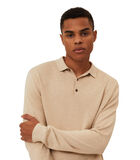 Riley Cotton/Cashmere Blend Knitted Polo image number 4