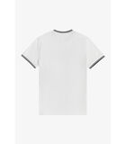 T-Shirt Fred Perry Basique Blanc image number 3