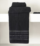 Handdoeken 50x100 - RM Elegant Towel - Zwart - 1 Stuks image number 1