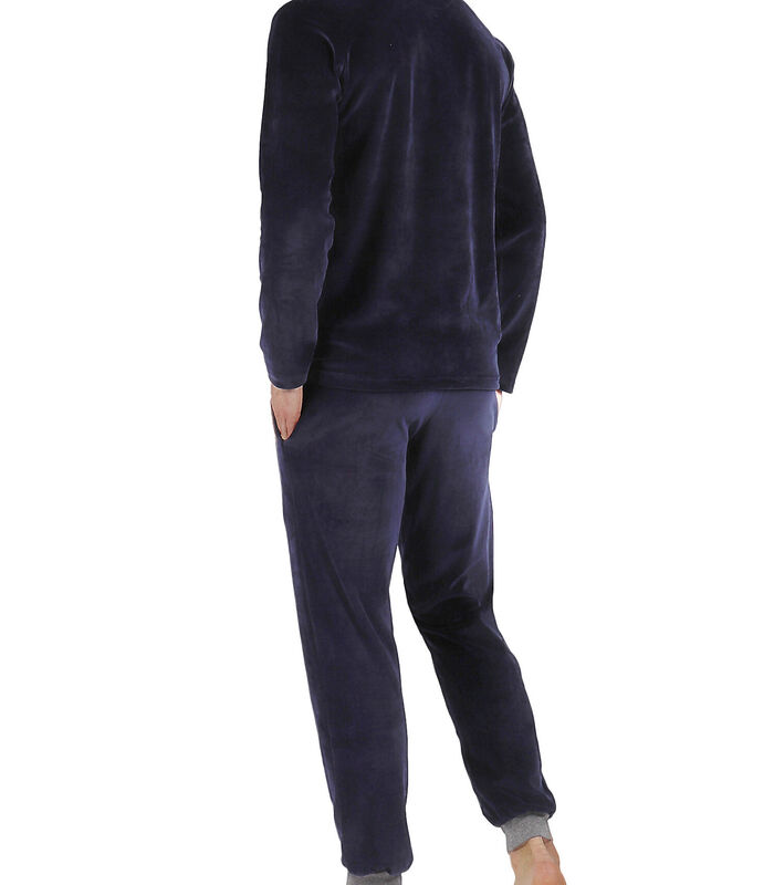 Pyjama velours tenue d'intérieur pantalon et haut Home image number 1