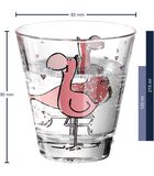 Ensemble de verres pour enfants  Bambini Flamingo 215 ml - 3 pièces image number 2