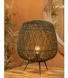 Exclusive Moza Tafellamp - Bamboe - Groen - 48x36x36 image number 1