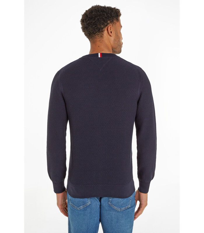 Pullover Structuur Navy image number 4