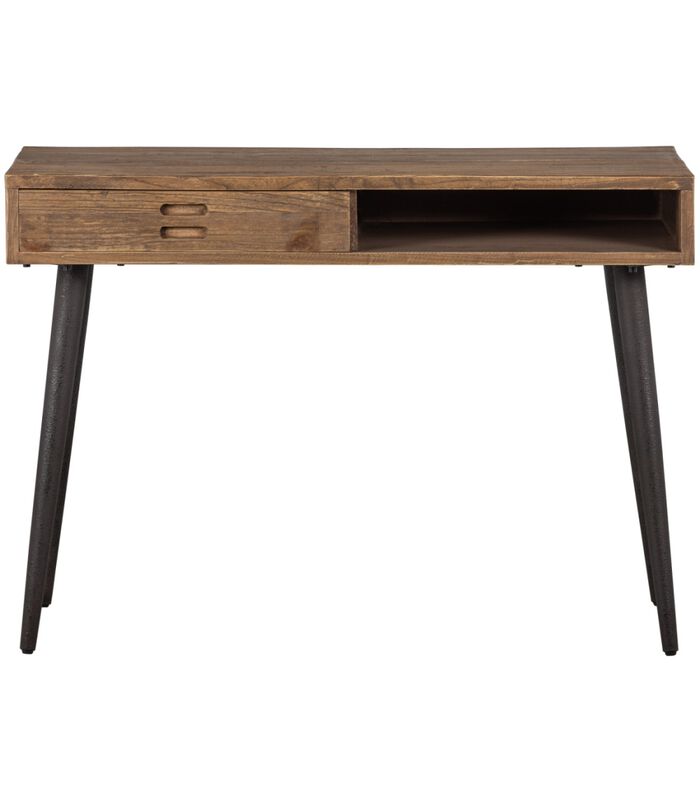 Maddox Bureau - Recycled Hout - Naturel - 77x110x50 image number 0