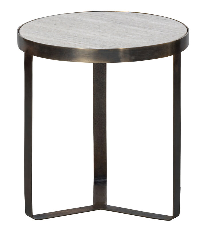 Table D'Appoint  - Métal - Antique Brass - 40x38x38  - Winne image number 0