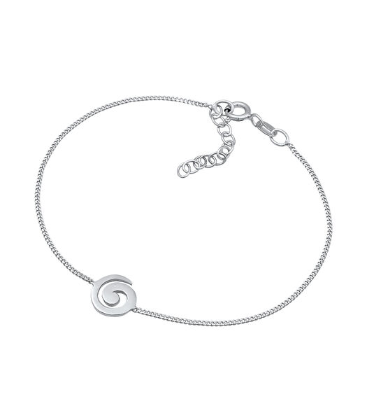 Bracelet Femmes Spirale Ludique Basique En Argent Sterling 925
