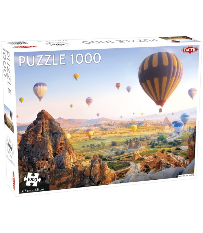 Puzzle Tactique Paysage : Montgolfières / Cappadoce Turquie - 1000 pièces image number 0