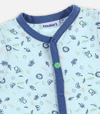 Jersey pyjama met prints, blauw image number 2