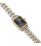 Isabell Dames Horloge - Zwart Goud Zilver - 28mm image number 2