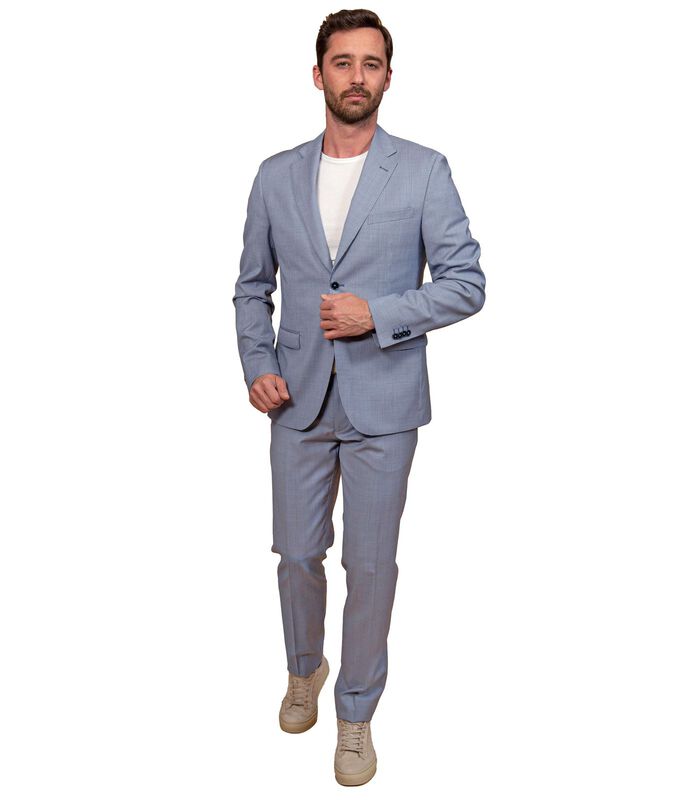 Shop Suitable Kostuum Toulon Wol Lichtblauw Pied De inno.be voor EUR. EAN: 8720008905184