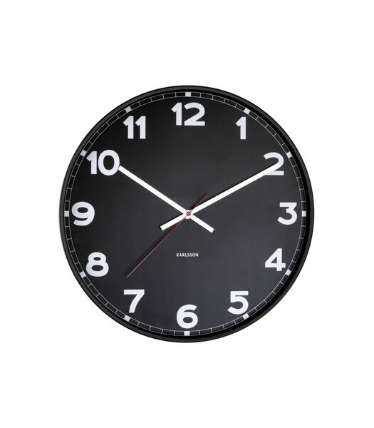 Horloge murale New Classic - Noir - Ø40,6cm