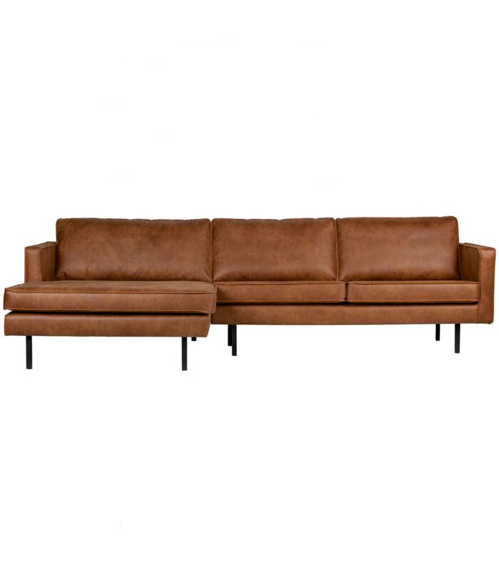Rodeo Chaise Longue Links - Leer - Cognac - 85x300x86 image number 0