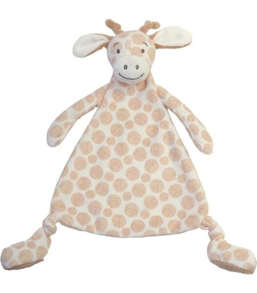 Knuffeldoekje Giraf Gessy - 24 cm