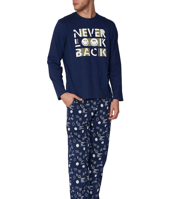 Pyjama broek en top Look Back Smiley image number 0