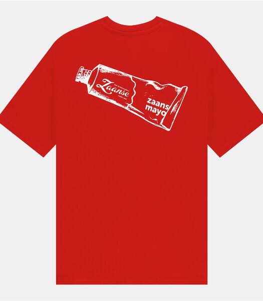 T-shirt - Zaanse Tube Shirt Red - Pockies®