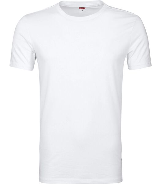 Levi's T-shirt Col Rond Blanc Lot de 2