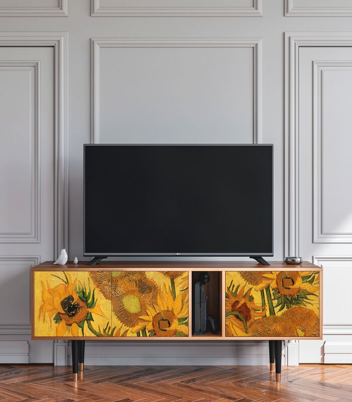 T1 Sunflowers - Tv-meubel - 2 deuren en 2 laden image number 1