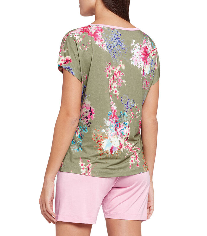 Korte pyjamaset van modal Camellia image number 1