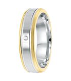 Ring 'Sofia' Zilver - zilverkleurig-goudkleurig image number 0