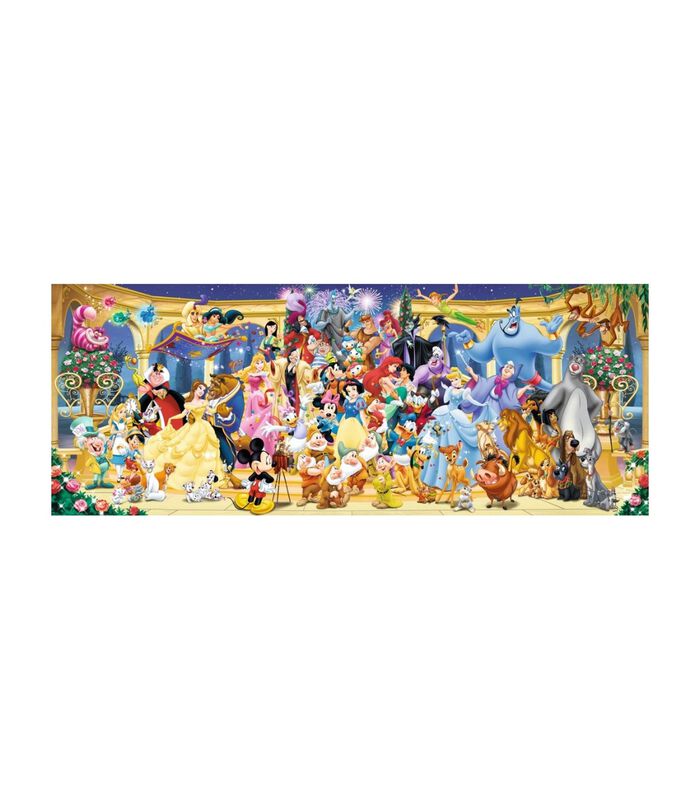 puzzel Disney groepsfoto - panorama - Legpuzzel - 1000 stukjes image number 1