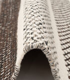 Tapis naturel laine Rana à rayures image number 2