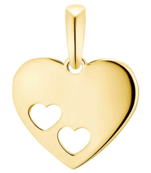 Motief tag voor dames, goud 375 | hart